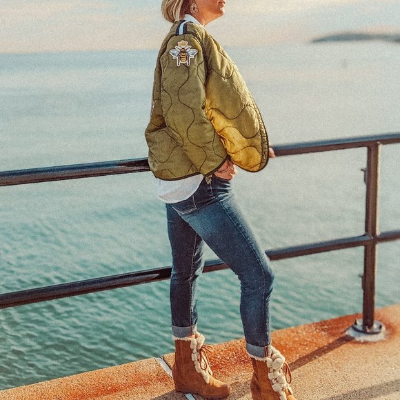 Upcycled army field jacket - Picture 2 of 6